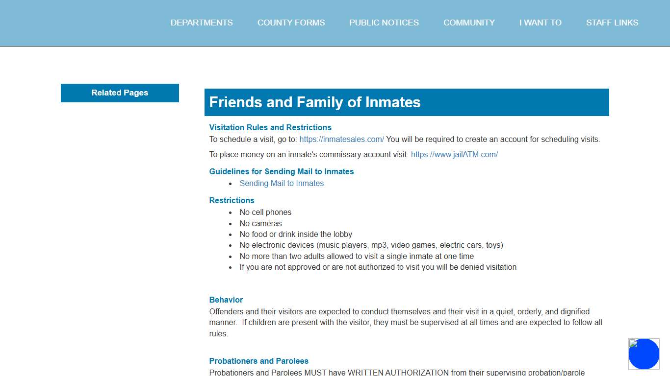 Cassia County, Idaho - Friends and Family of Inmates